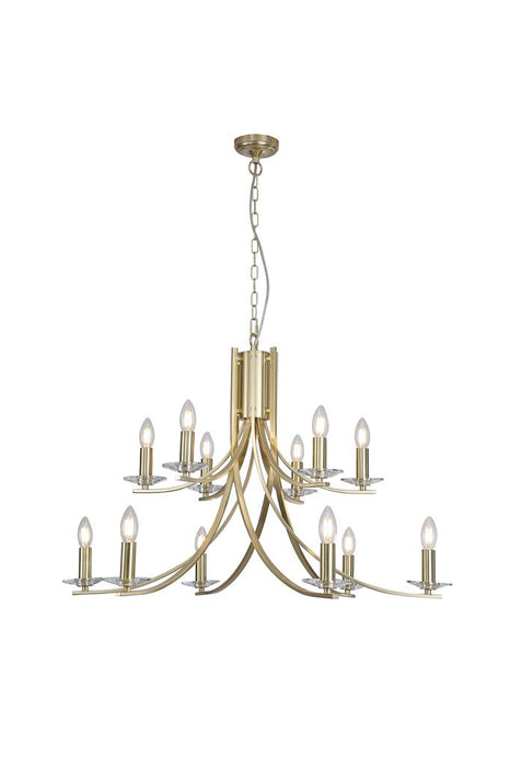 Lucca Gold 5 / 8 / 12 Arm Light Fitting