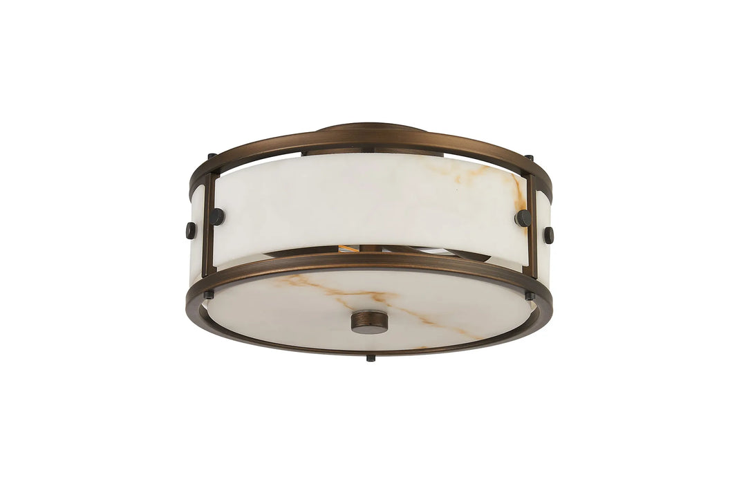 Giorgio Alabaster Effect Round Flush (Multiple Sizes) 💧