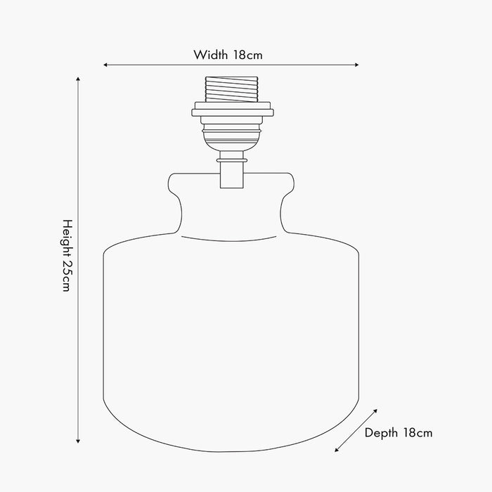 Naples Wooden Table Lamp Base