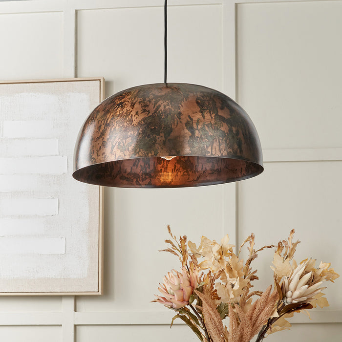 Canto Domed Metal Pendant