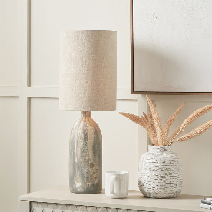 Caldera Organic Glass Tall Table Lamp