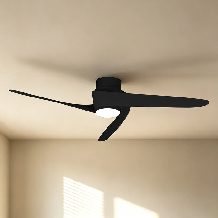 Maldive Black LED Ceiling Fan & Light