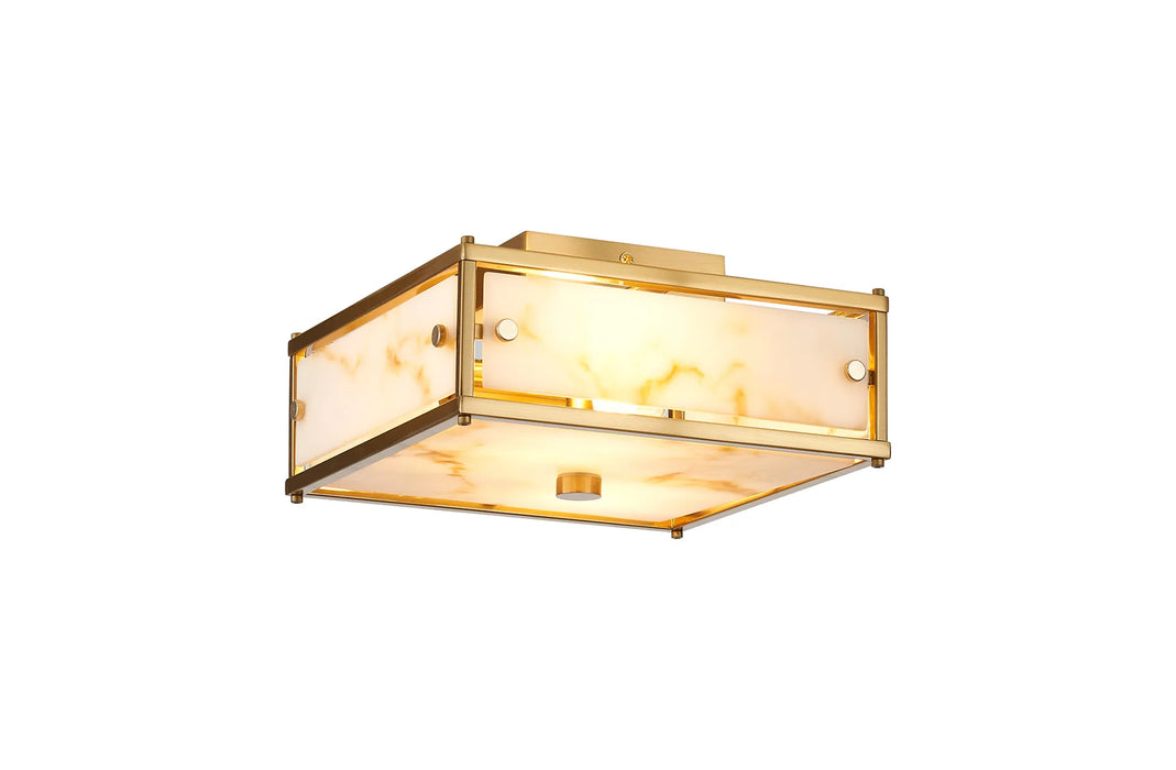 Giorgio Alabaster Effect Square Flush (Multiple Sizes / Colours) 💧