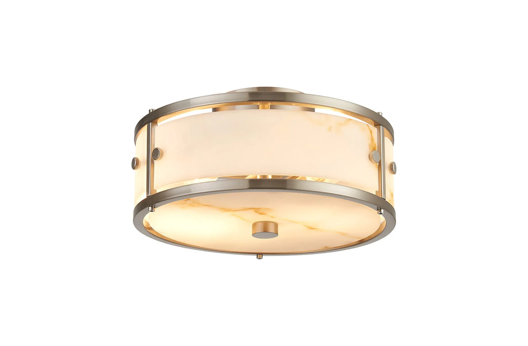 Giorgio Alabaster Effect Round Flush (Multiple Sizes) 💧