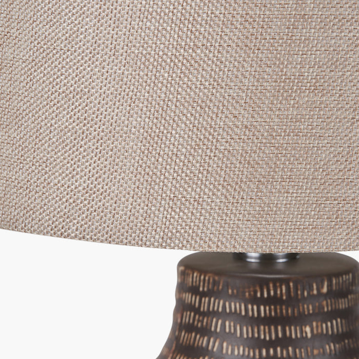 Roka Brown Tall Table Lamp
