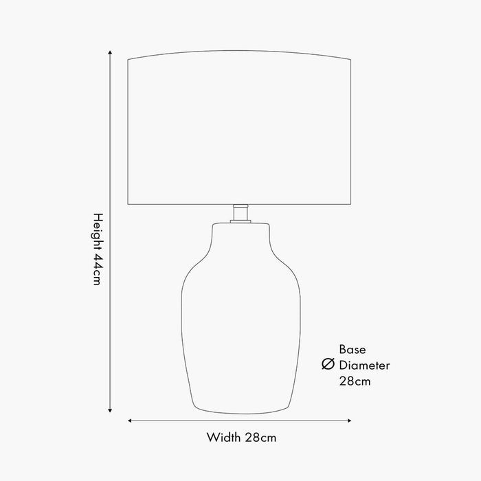 Roka Brown Tall Table Lamp