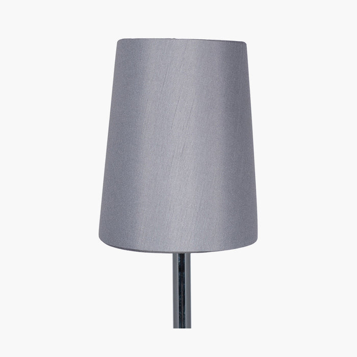 Louise Grey Oval Tapered Shade