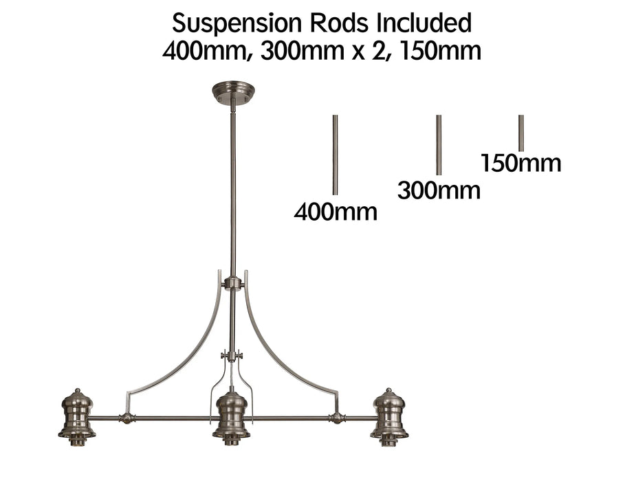 Jayme Bar Pendant - Frame Only