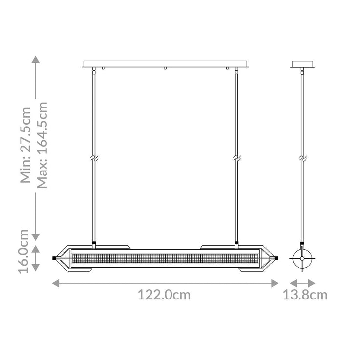 Achilles LED Linear Pendant
