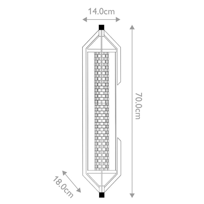 Achilles Tall LED Wall Light💧