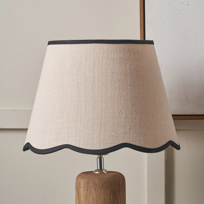 Isabella Scalloped Tapered Shade