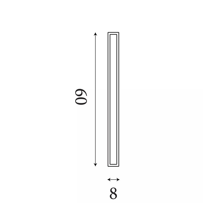 Toronto Square Edge IP65 Wall Light 💧