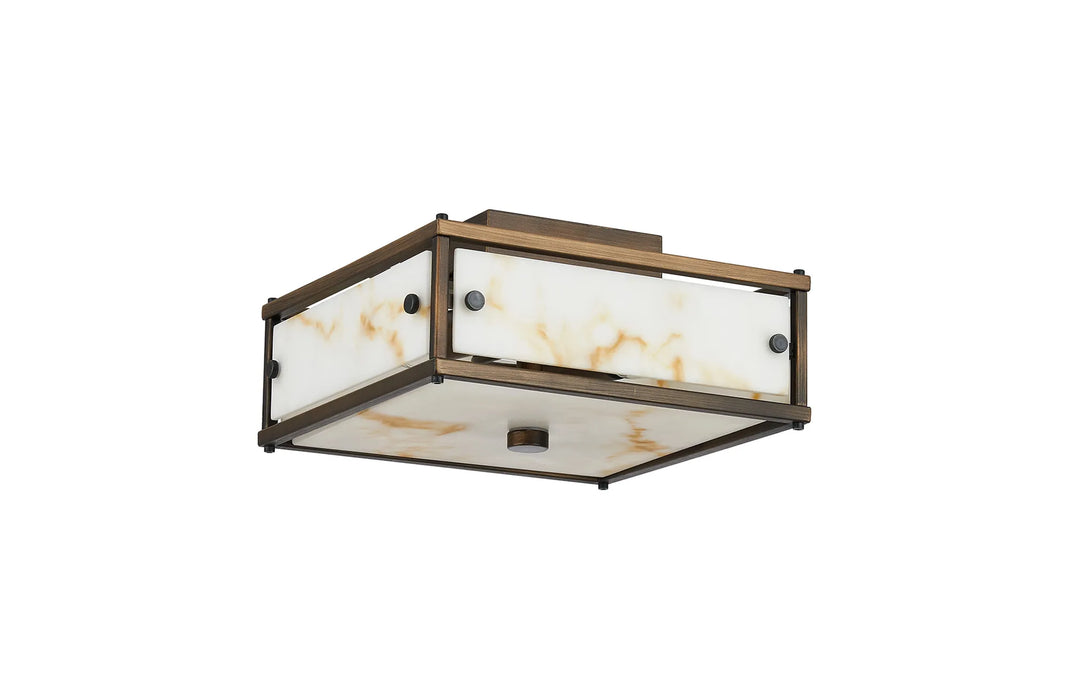 Giorgio Alabaster Effect Square Flush (Multiple Sizes / Colours) 💧