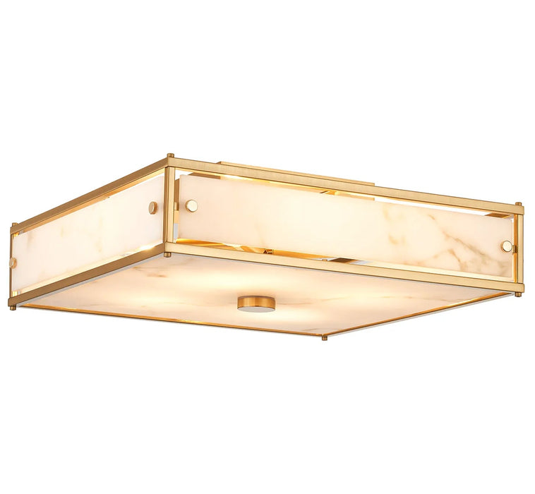 Giorgio Alabaster Effect Square Flush (Multiple Sizes / Colours) 💧