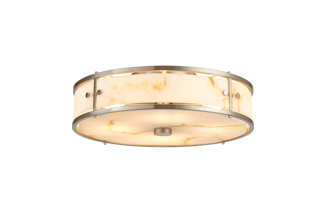 Giorgio Alabaster Effect Round Flush (Multiple Sizes) 💧