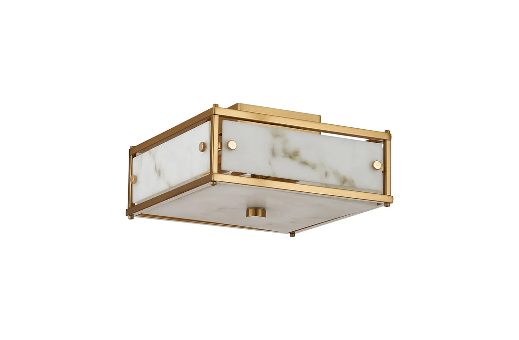 Giorgio Alabaster Effect Square Flush (Multiple Sizes / Colours) 💧