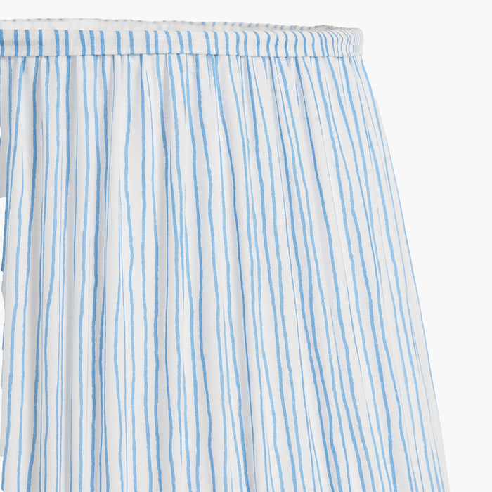 Kalimba Blue Pleated Tapered Shade