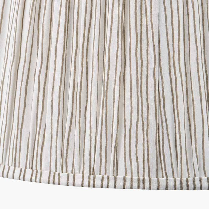 Kalimba Natural Pleated Tapered Shade