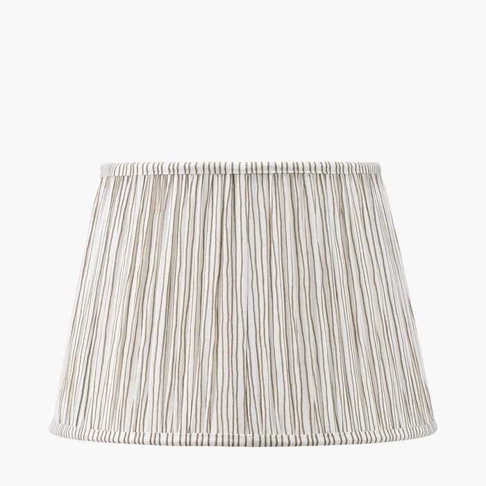 Kalimba Natural Pleated Tapered Shade