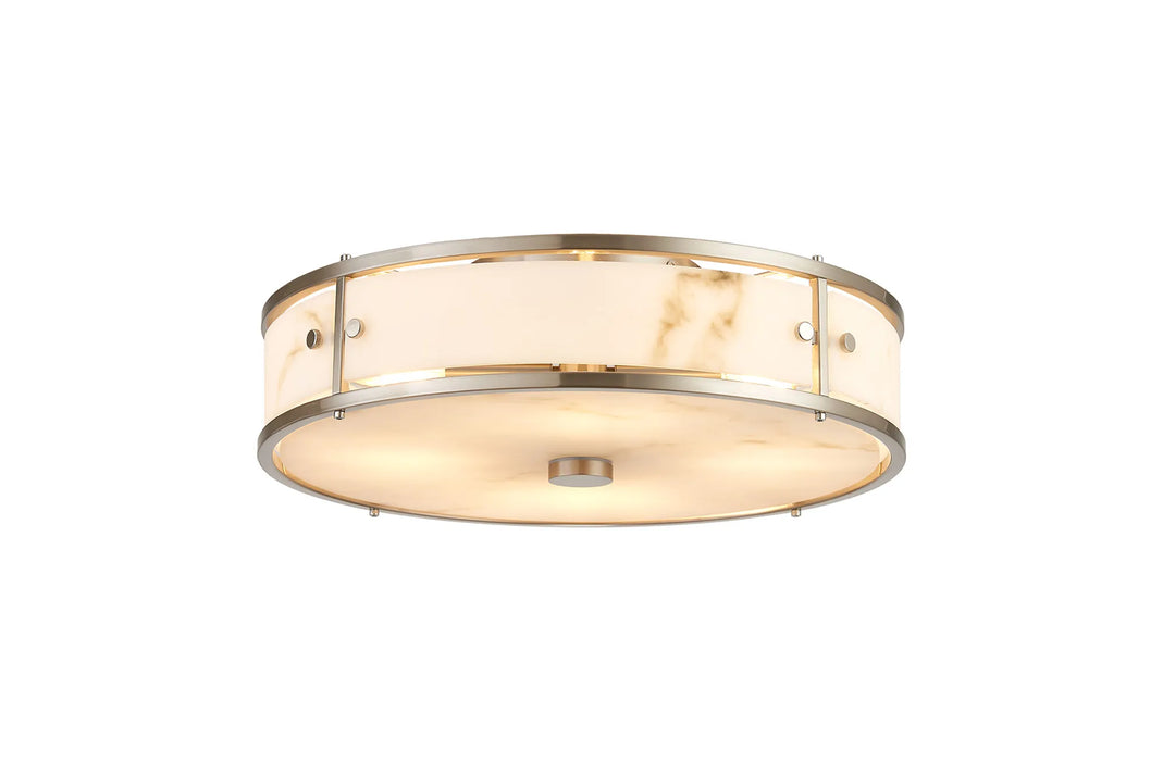 Giorgio Alabaster Effect Round Flush (Multiple Sizes) 💧