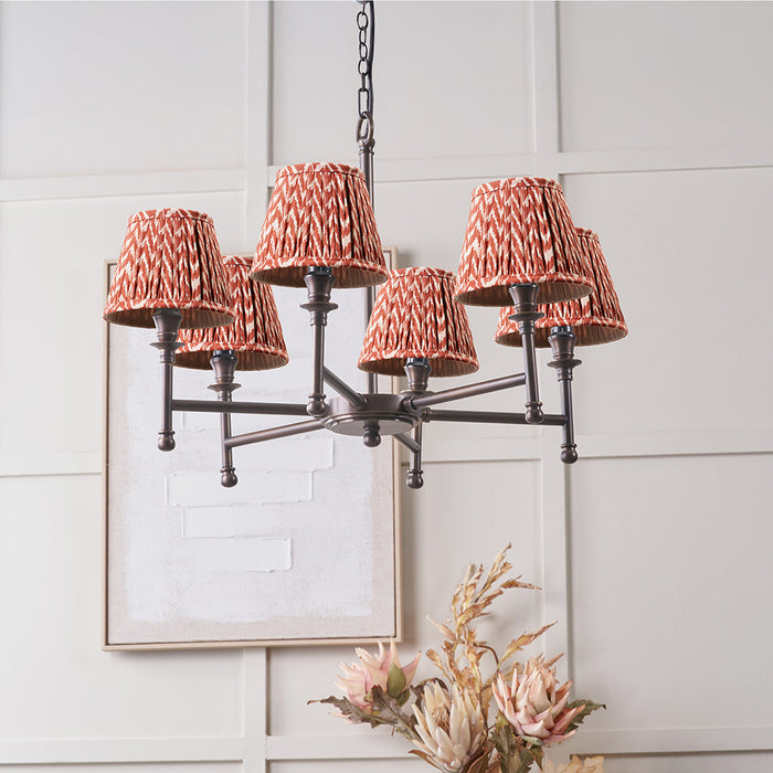Madrid Red Pleated Shade 6.5" - 20"