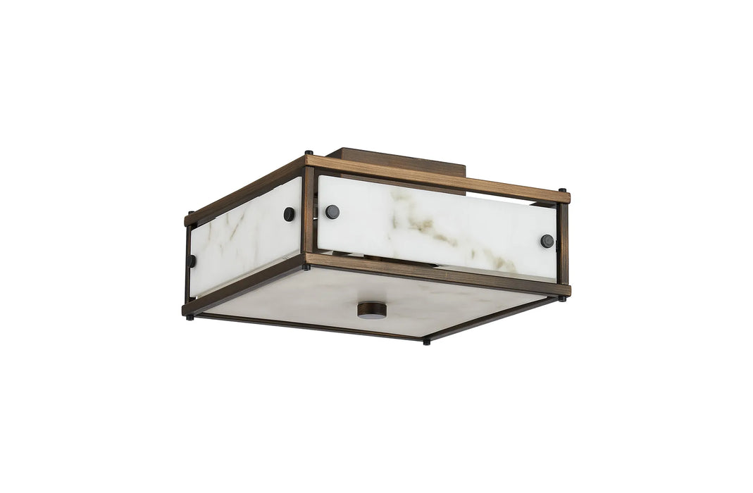 Giorgio Alabaster Effect Square Flush (Multiple Sizes / Colours) 💧