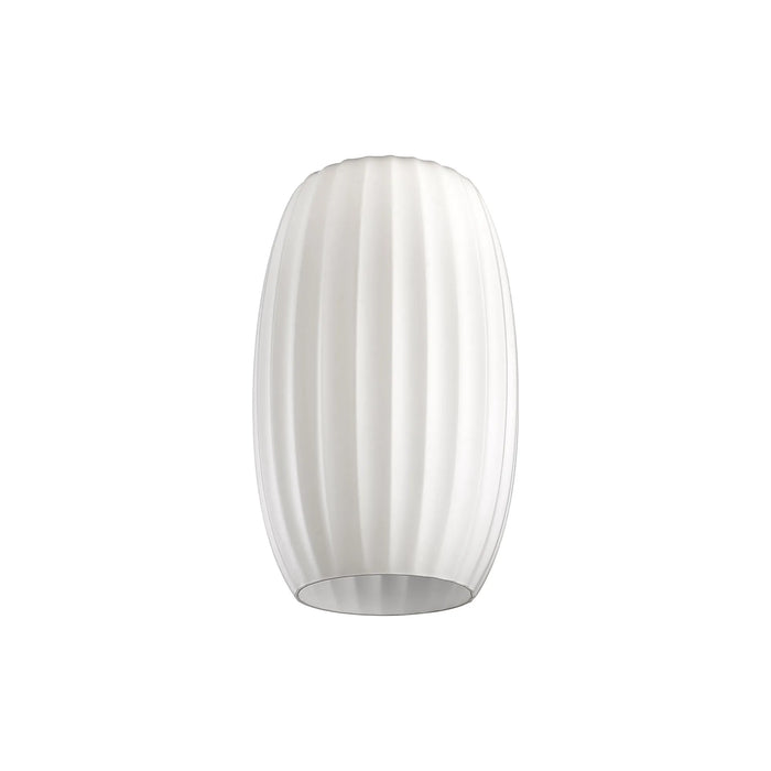 Krystos Ribbed Tubular Glass Shade