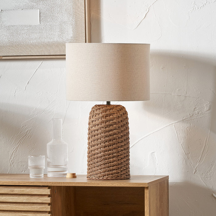 Chania Woven Table Lamp
