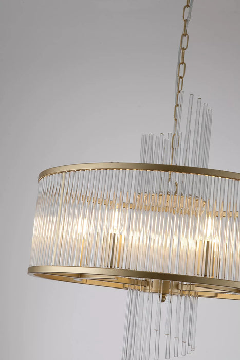 Lanza Large Crystal Pendant