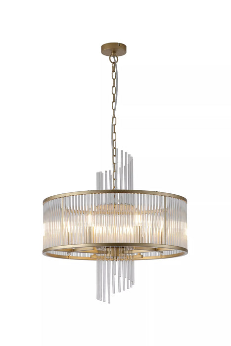 Lanza Large Crystal Pendant