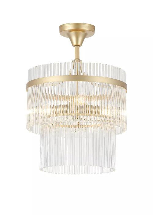 Lanza Crystal Semi Flush