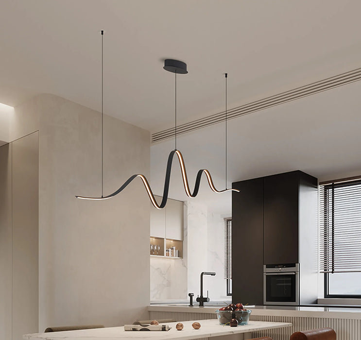 Leilani Wave Linear Pendant