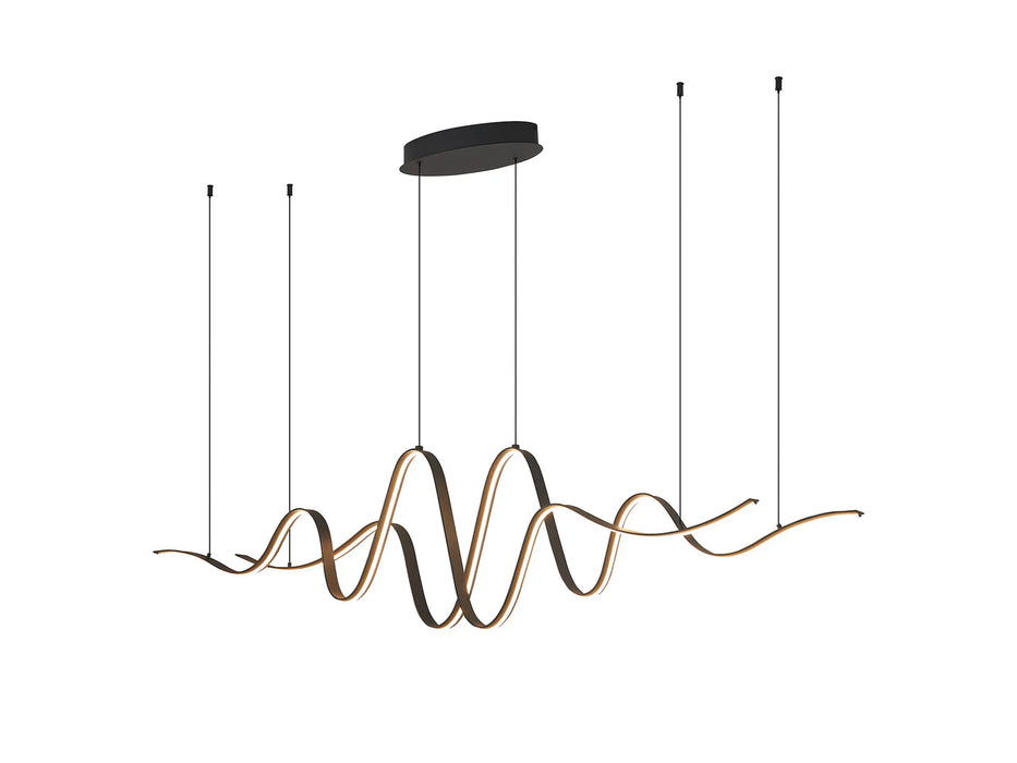 Leilani Double Wave Linear Pendant