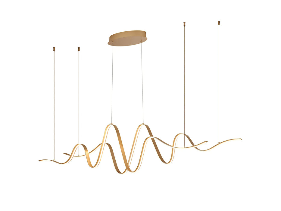 Leilani Double Wave Linear Pendant