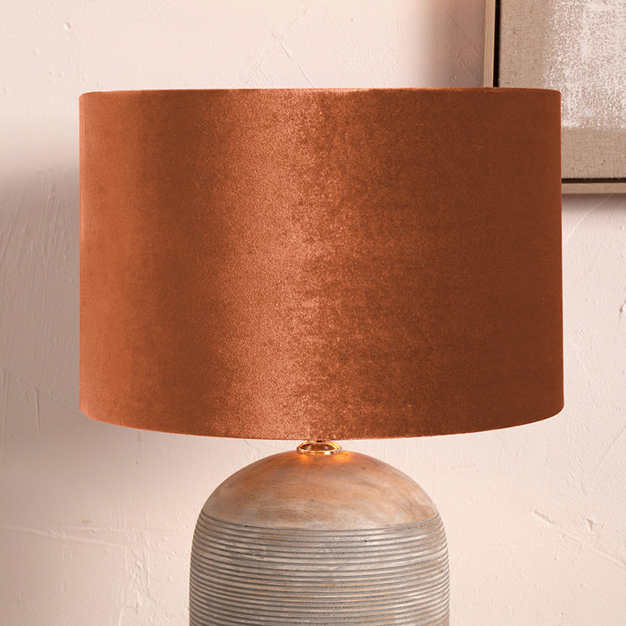 Lily Copper Velvet Shade