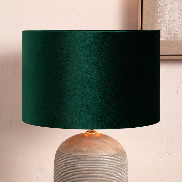 Lily Forest Green Velvet Shade