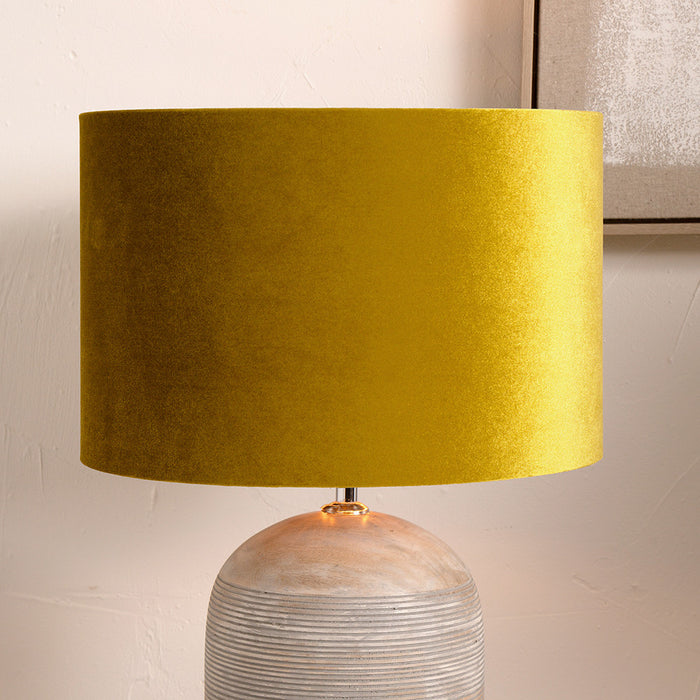 Lily Mustard Velvet Shade