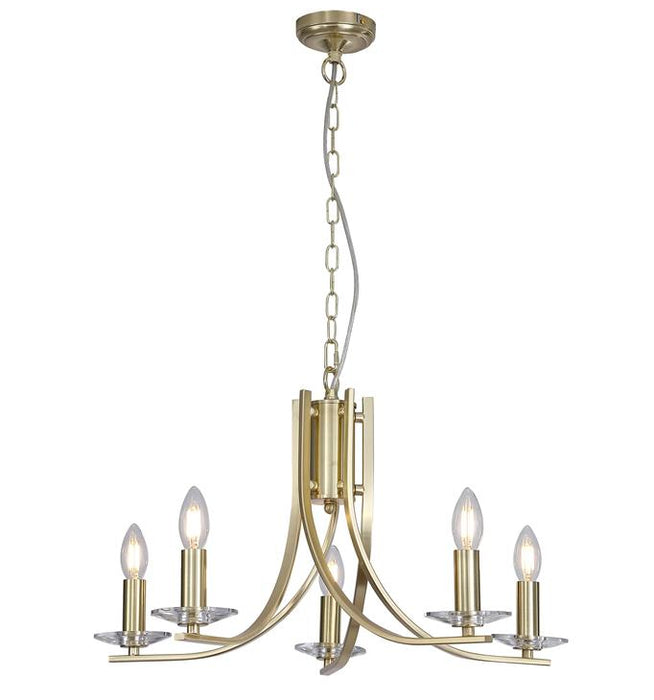 Lucca Gold 5 / 8 / 12 Arm Light Fitting