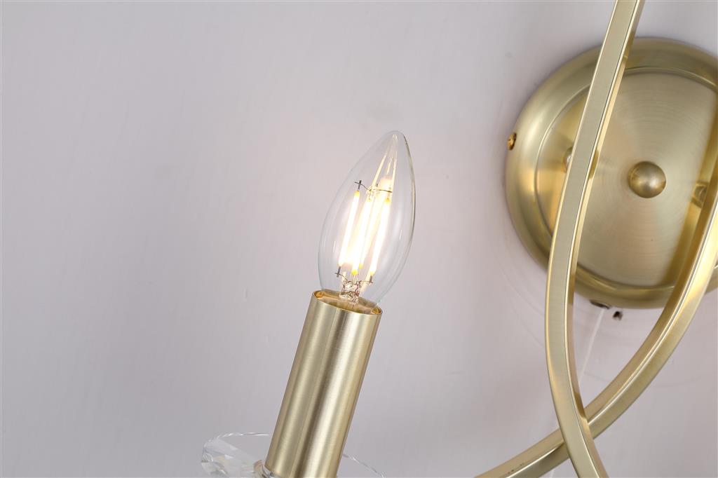 Lucca Gold Wall Light