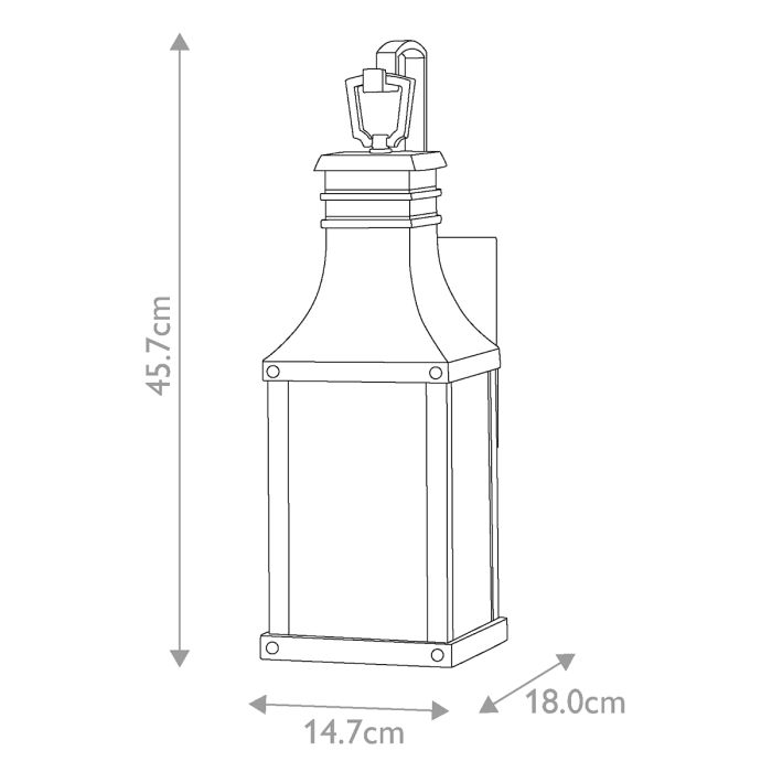 Ludenberg 1 Light Wall Light