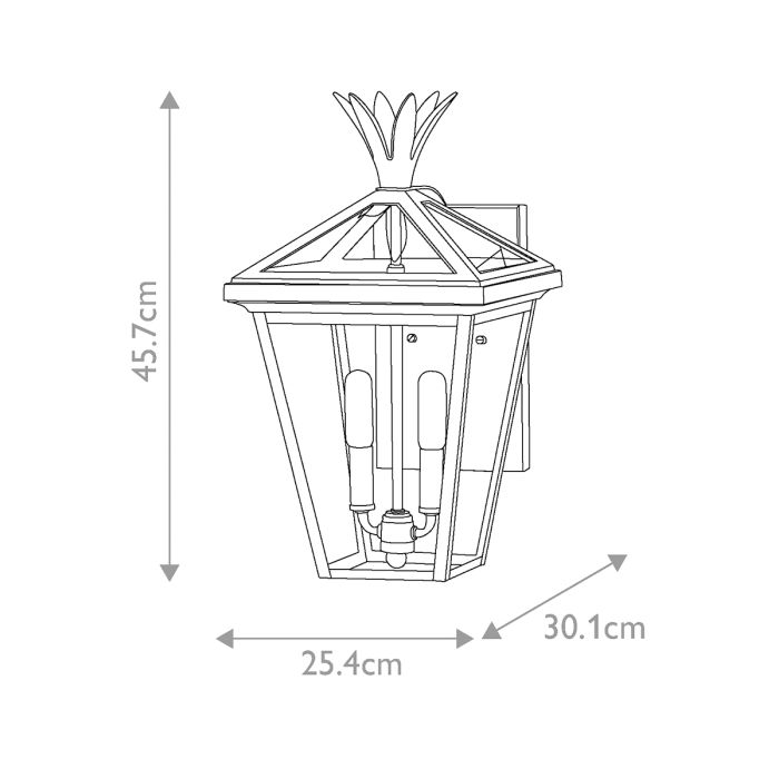 Mahiru 2 Light Wall Light