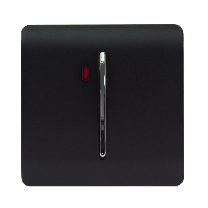 45A Double Pole Switch With Neon : 1 Gang