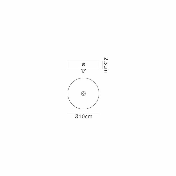Melsa Round 1 Light Canopy Kit (FRAME ONLY)