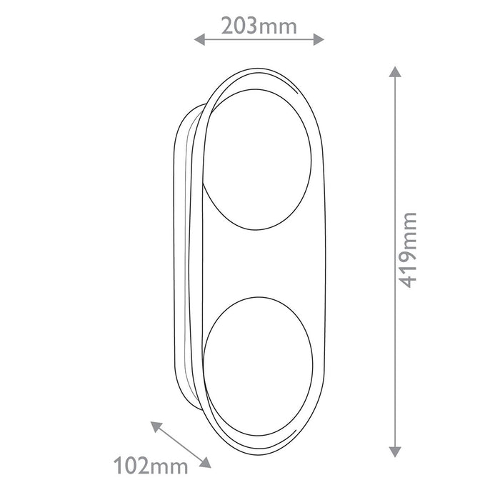 Michelle 1 & 2 Wall Light