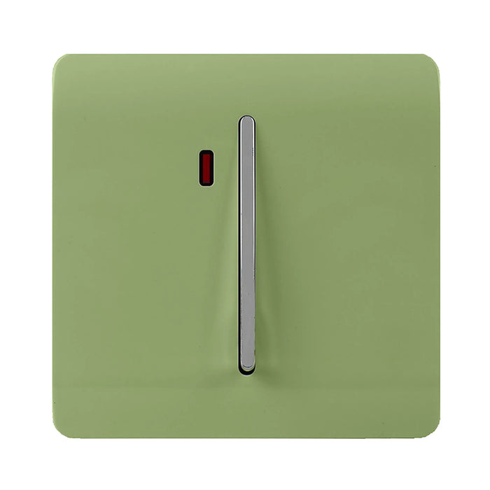45A Double Pole Switch With Neon : 1 Gang
