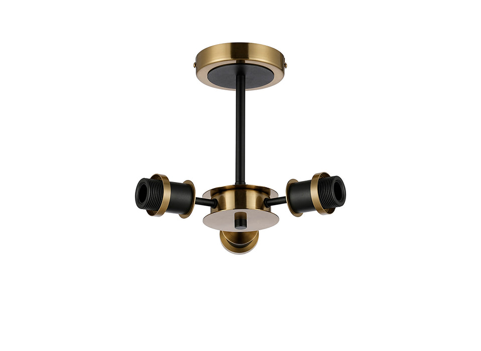 Duncan 3 Semi Flush (Frame Only)