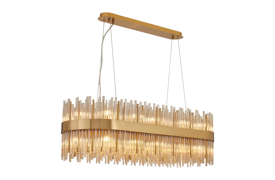Natsumi Oblong Pendant | Cognac Glass - 100cm or 150cm