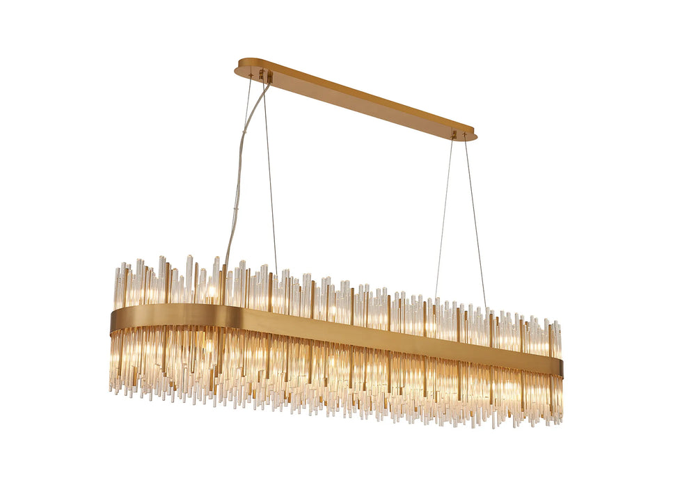 Natsumi Oblong Pendant | Clear Glass - 100cm or 150cm