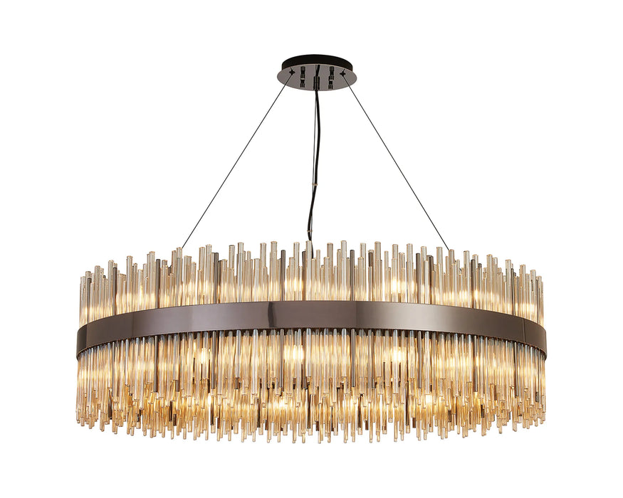 Natsumi Pendant | Cognac Glass - 26cm to 100cm