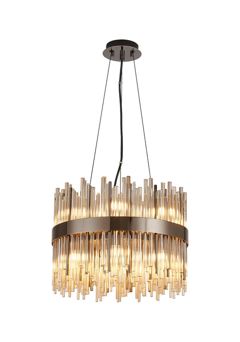 Natsumi Pendant | Cognac Glass - 26cm to 100cm